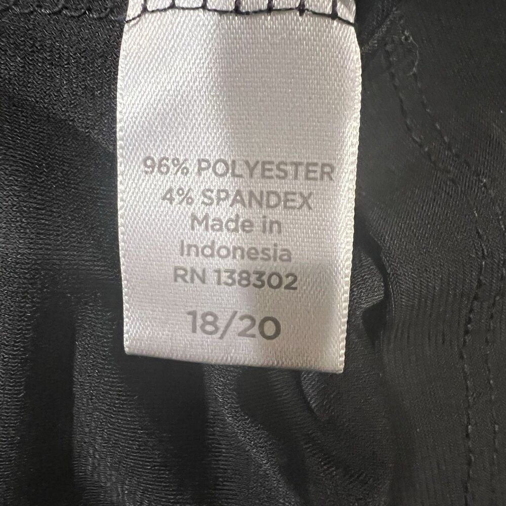 Avenue plus size top Tank And Jacket Attached Lightweight Top Blouse 18/20 - Picture 8 of 8